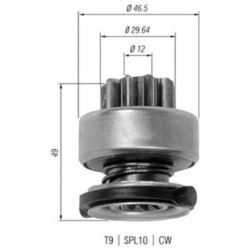 MAGNETI MARELLI 940113020334 Zobrats, Starteris