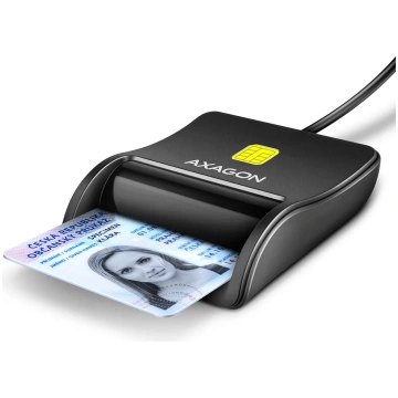 AXAGON Compact desktop USB contact Smart/ID card r