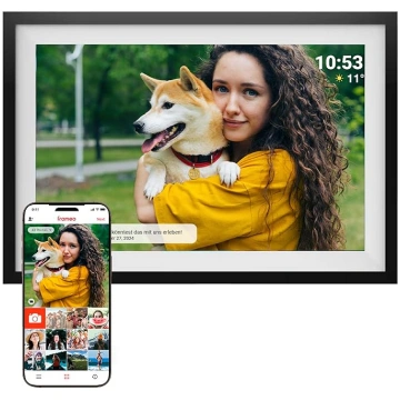 Denver Frameo digitālais foto rāmis ar 15,6 collu 