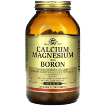 Calcium Magnesium plus Boron Solgar 250 tab