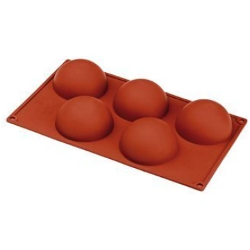 Elastotech silikona forma pussfēras D8 cm, 5 gab
