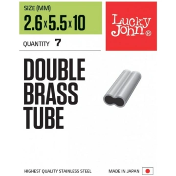 Trubiņas Lucky John DOUBLE BRASS TUBE, 2610 | LJP5