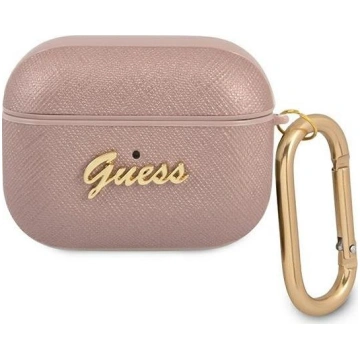 Austiņu futlārs Guess GUAPSASMP, rozā krās