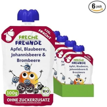 FRECHE FREUNDE Organiskā sulas paka ar ābolu, mell