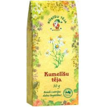 Tēja beramā Rūķīšu, zāļu, kumelīšu ziedu, 30 g Rūķ
