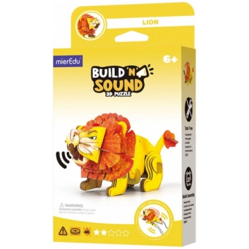 MierEdu Build and Listen 3D Puzzle - Lion | PP1112