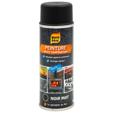Vernice termica nera alta temperatura spray 400 ml