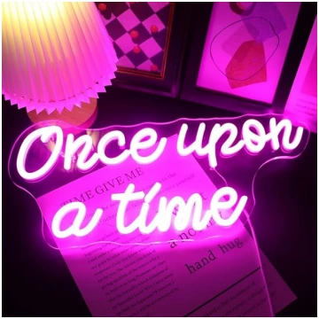 LED "Once Upon A Time" neona zīmes burti USB vadām