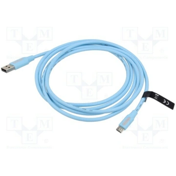 Cable; USB 2.0; USB A plug,USB B micro plug; nicke