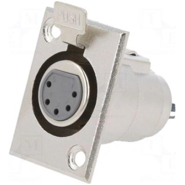 Connector: XLR | socket | female | PIN: 5 | straig