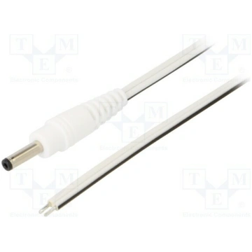 Cable; 2x0.5mm2; cables,DC 3,5/1,3 plug; straight;