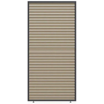 Žalūziju siena lapenei, 113.3 cm, brūna krās