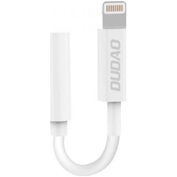 Adapter USB Dudao Lightning - Jack 3.5mm Biay (dud