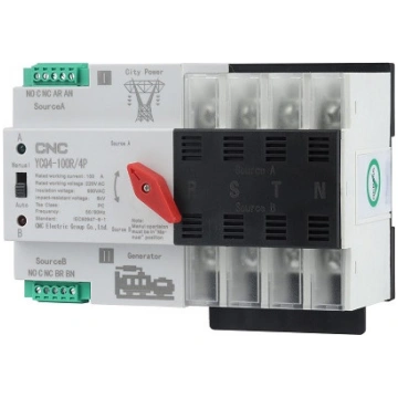Automatic Transfer Switch CNC 4P 220V 100A