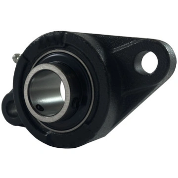 Ball Bearing Unit, 2-Bolt Flange Mount, Set Screw 