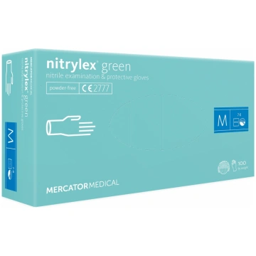 NITRYLEX GREEN N100 M-izmērs - Cimdi nitrila bez p