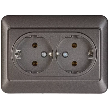 VILMA SL 250 antracīts rozete 2-viet A/Z