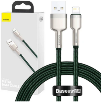 USB cable for Lightning Baseus Cafule, 2.4A, 1m (g