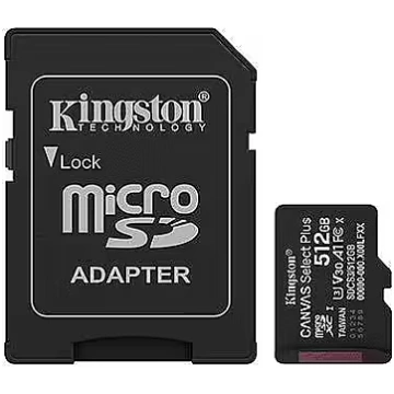 Kingston Canvas Select Plus, 512GB microSDXC, +Ada
