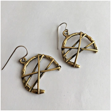 Bronze earrings