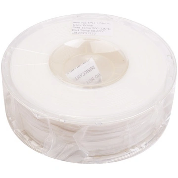 EXD 3D Printing Filament TPU, 1.75mm, 1kg, White P