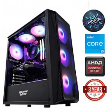 i5-14400F 64GB 4TB SSD RX580 NoOS | B2B Galda Dato