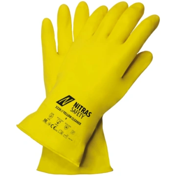 Nitras YELLOW CLEANER, ķīmiskās aizsardzības cimdi