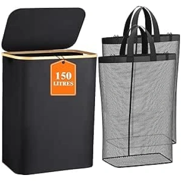 Veļas kaste ar vāku 150 L ANEB0FCS92JR9T