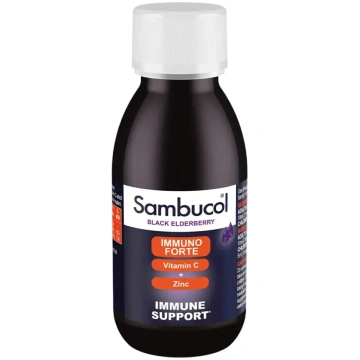 Sambucol Immuno Forte, Black Elderberry, Vitamin C