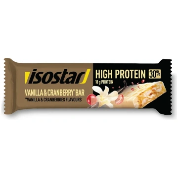 Isostar Batoniņš High Protein 30 Vanilla Cranberry