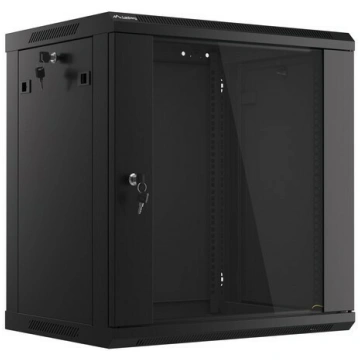 Lanberg Wall-Mounted Rack 19 12U 600X450mm black (