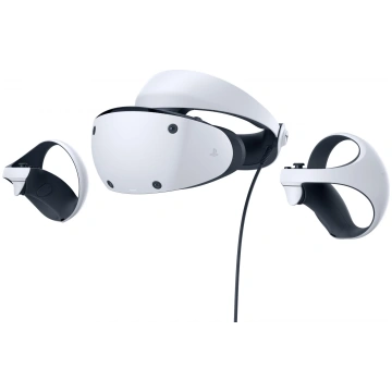 Sony PlayStation VR2 galvas displejs, melns, balts