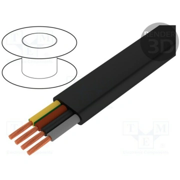 Wire; H07VVH6-F; 4G10mm2; unshielded; 450V,750V; C