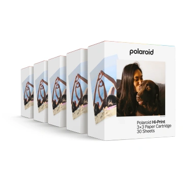 Polaroid Hi·Print 3x3 Paper Cartridge Five Pack Po