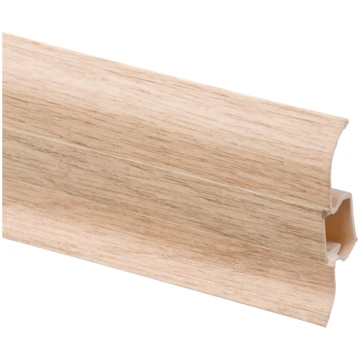 Grīdlīste CEZAR PVC, h59 mm, 2.2 m, Alpu ozols