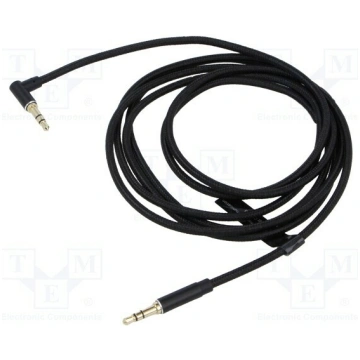 Cable; Jack 3.5mm 3pin plug,Jack 3.5mm 3pin angled