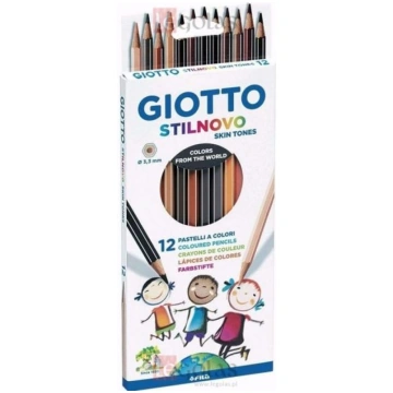 Giotto Crayons Stilnovo Skin Tones 12 colors (2739