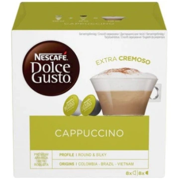 Nescafe Dolce Gusto kafijas kapsulas Cappuccino 8+