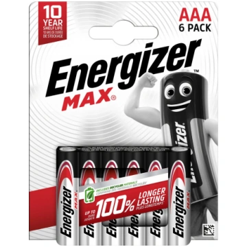 Alkalīnās AAA baterijas Energizer Max (6 gab.) — i