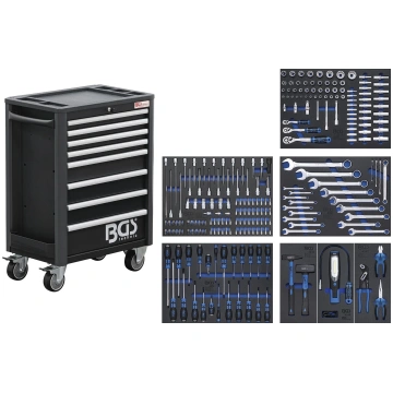 WORKSHOP TROLLEY PRO STANDARD | 8 DRAWERS | WITH 2