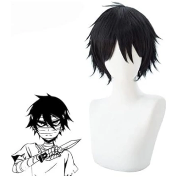 Parūka nāves eņģeļiem Zack Isaac Foster Cosplay pa