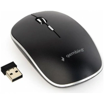 GEMBIRD USB Wireless optical mouse, black MUSW-4B-