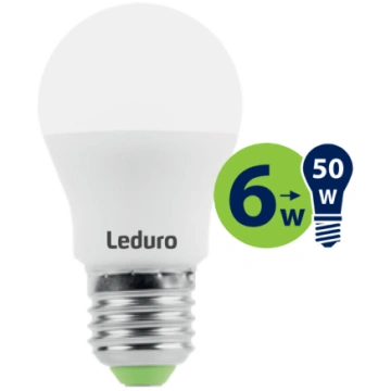 A50 LED SPULDZE PL-A55-21184 6W 500lm 360* E27 270