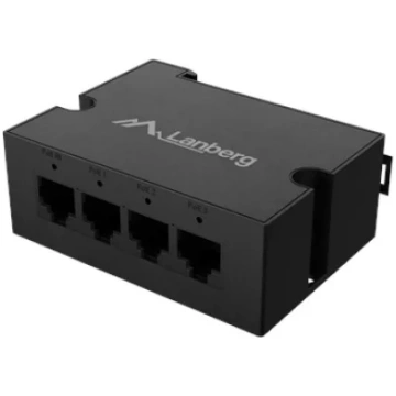 Lanberg Switch PoE Extender 1xIn 3xOut Gigabit Eth