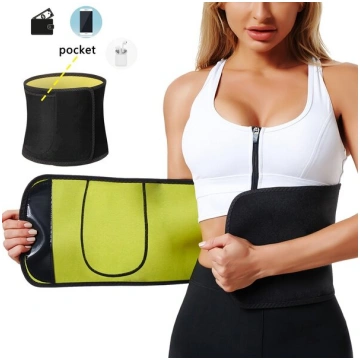 Unisex Neoprēna Jostas Trimmeris ar Kabatu Fitness