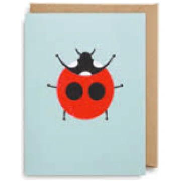 Atklātnīte ar aploksni LADYBUG (9 x 12 cm)