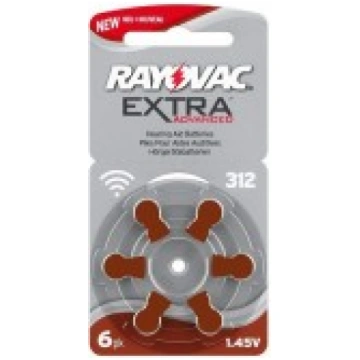 Rayovac Extra Advanced 312 1.45V PR41 Hearing Aid
