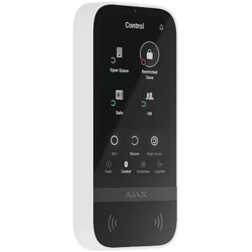 Ajax KeyPad TouchScreen ar nolasītāju balta, 36731