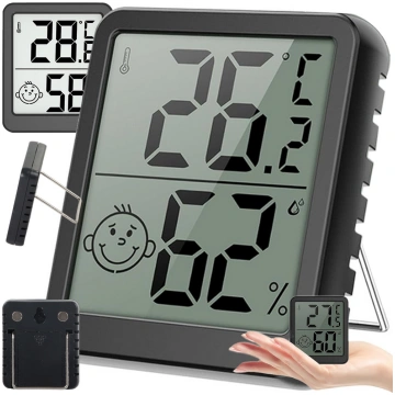 Digitālais termometrs mini meteoroloģiskā stacija 