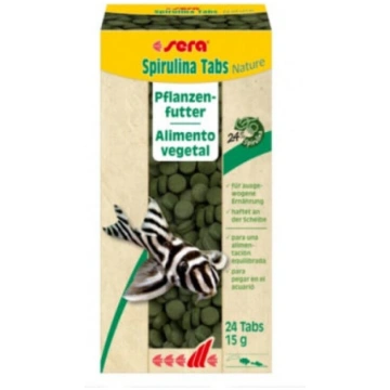 Barība zivīm Sera Spirulina Tabs 24 tab BEracedog